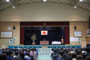 長男の小学校卒業式
