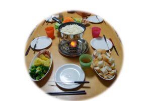 卒業祝いの夕食